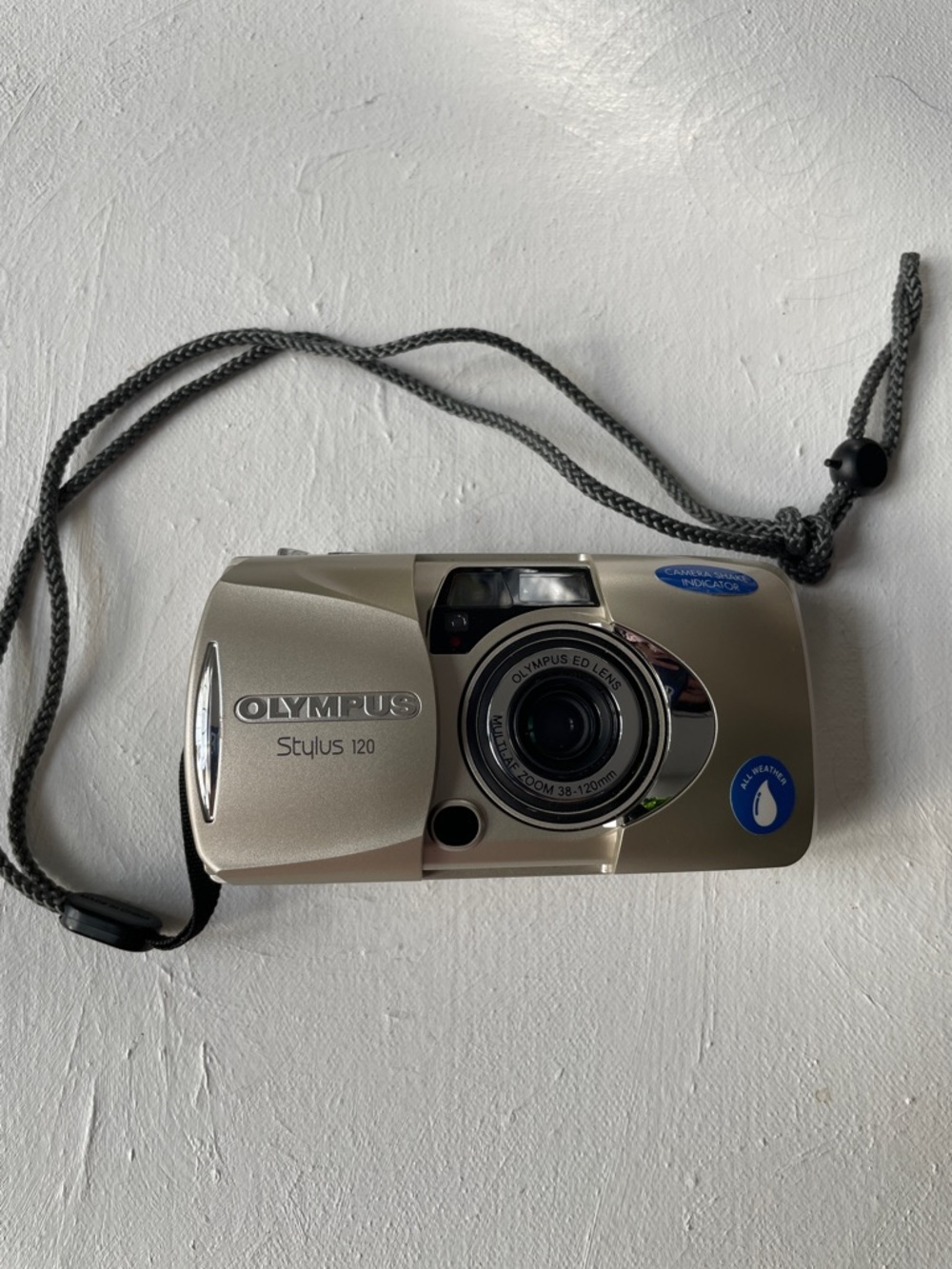 Olympus Stylus 120 Champagne Gold Compact Film Camera